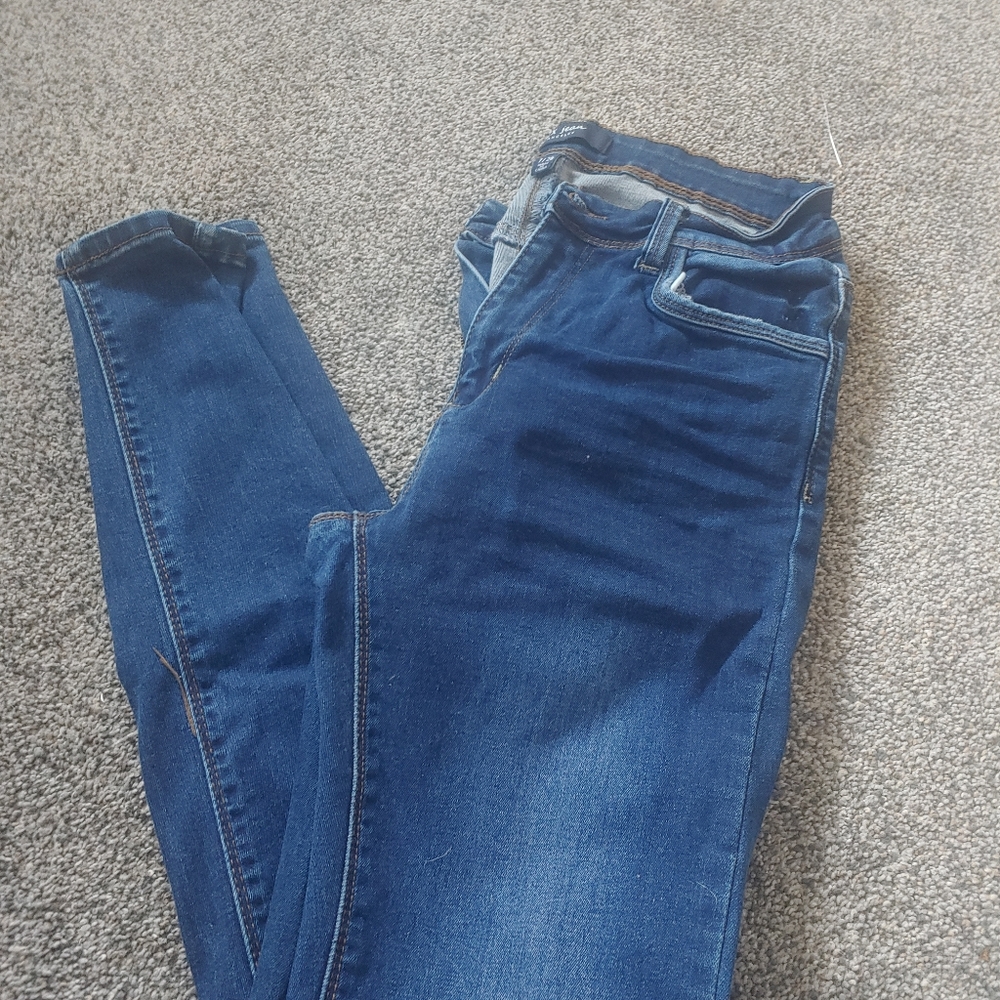 Wax skinny jeans